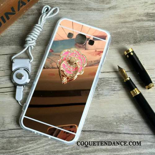 Samsung Galaxy A8 Coque Rose De Téléphone Support À Franges Fluide Doux