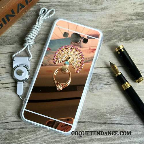 Samsung Galaxy A8 Coque Rose De Téléphone Support À Franges Fluide Doux