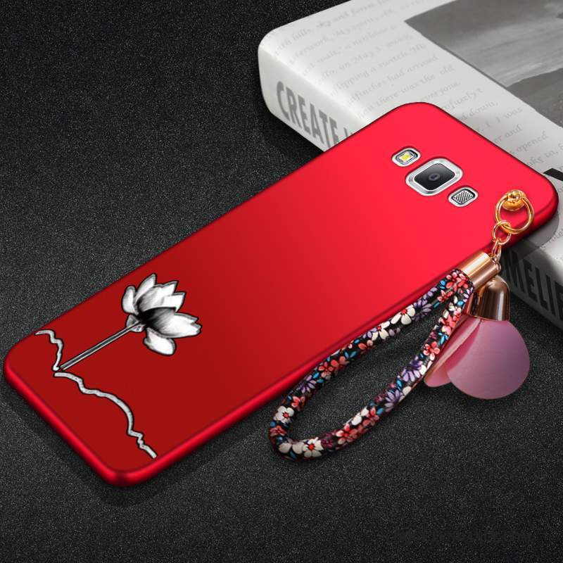 Samsung Galaxy A8 Coque Rouge Art Protection Incassable