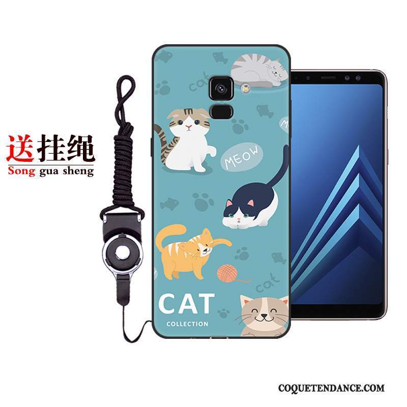 Samsung Galaxy A8+ Coque Silicone Étui Peinture Tout Compris Protection