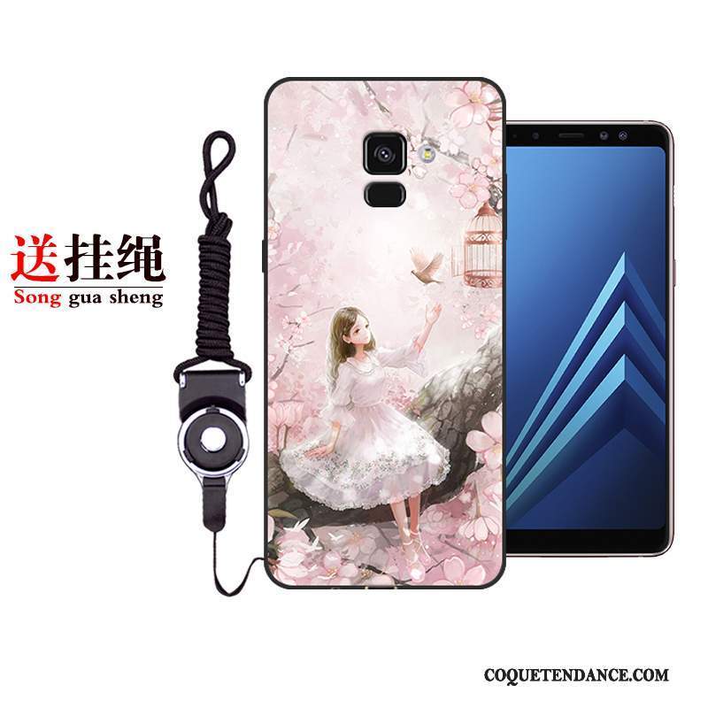 Samsung Galaxy A8+ Coque Silicone Étui Peinture Tout Compris Protection