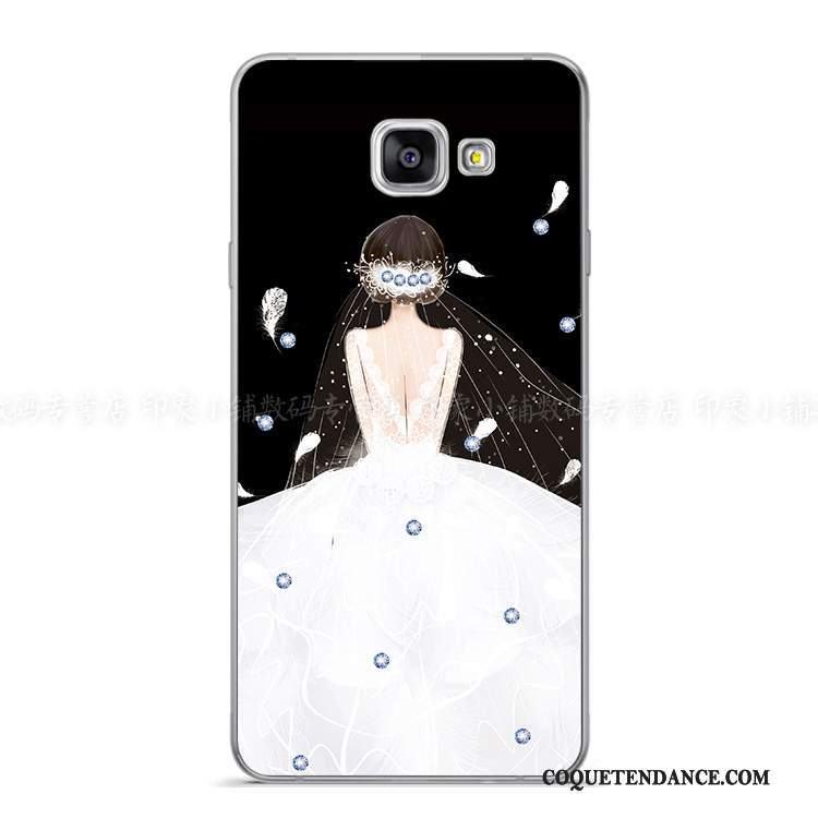 Samsung Galaxy A8 Coque Violet Protection Étui Créatif Mince