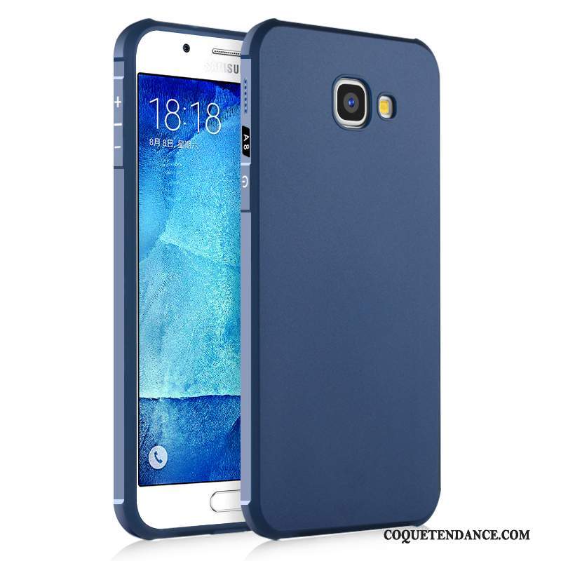 Samsung Galaxy A8 Coque Étui Fluide Doux De Téléphone Gris Silicone