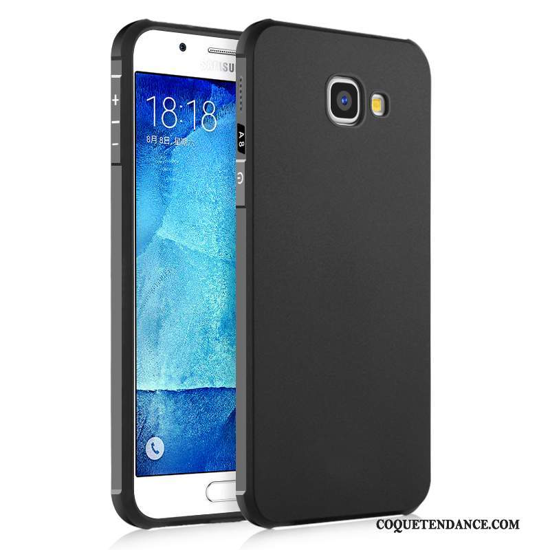 Samsung Galaxy A8 Coque Étui Fluide Doux De Téléphone Gris Silicone