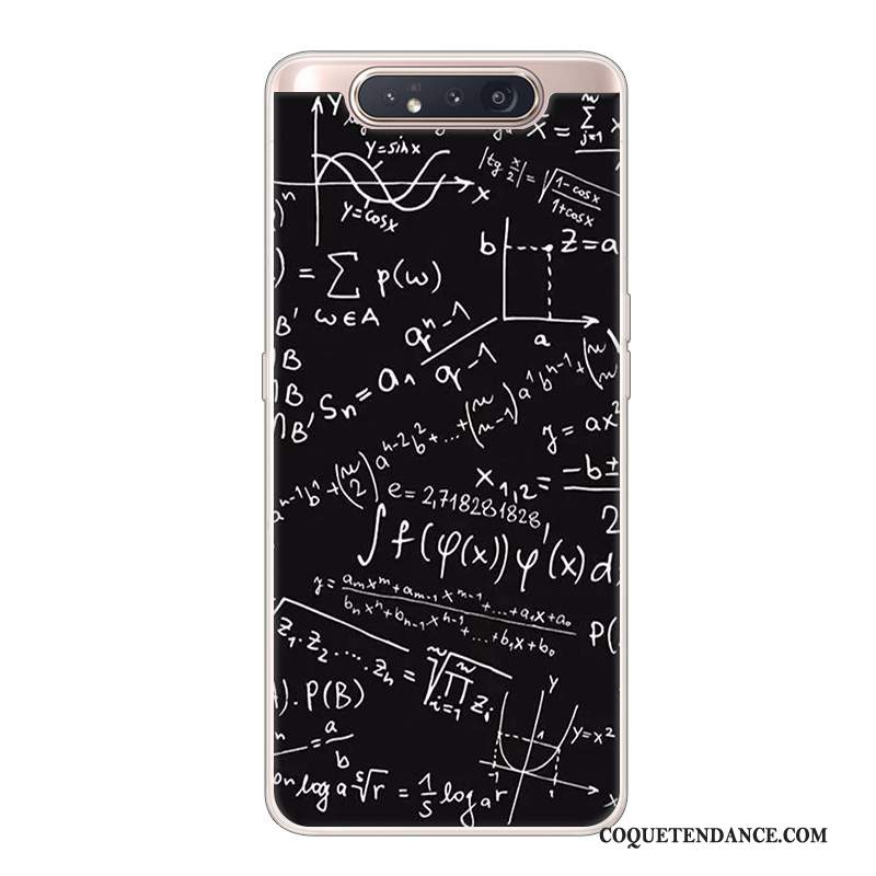 Samsung Galaxy A80 Coque Tendance De Téléphone Personnalité Incassable Noir