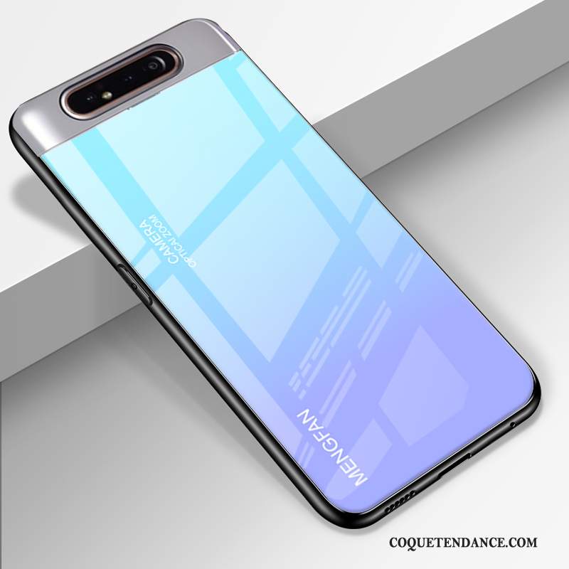 Samsung Galaxy A80 Coque Étui Protection Incassable Dégradé Verre