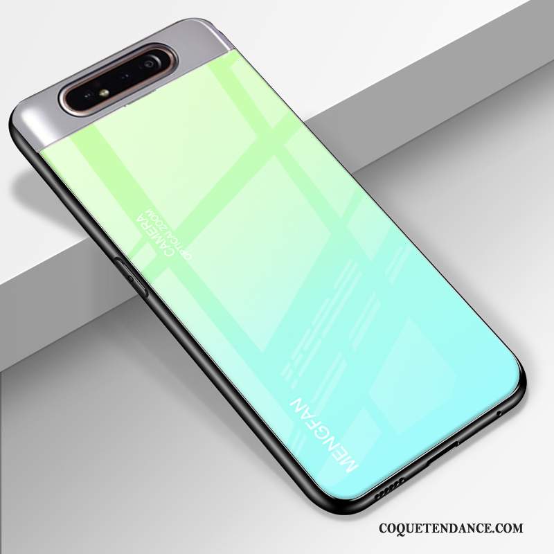 Samsung Galaxy A80 Coque Étui Protection Incassable Dégradé Verre