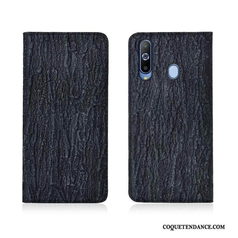 Samsung Galaxy A8s Coque Protection Étui En Cuir Cuir Véritable Nouveau Arbres