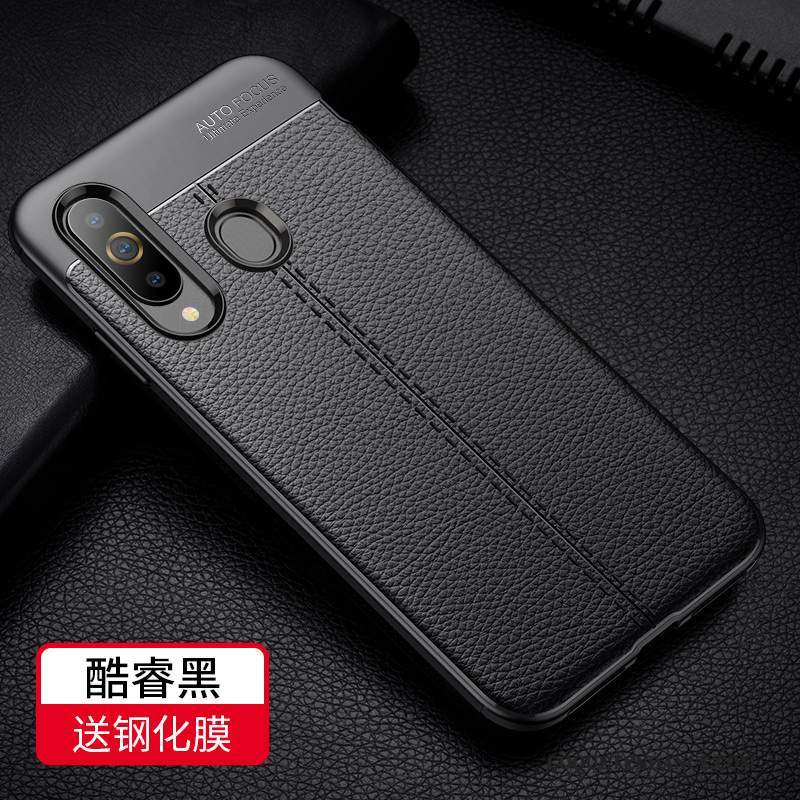 Samsung Galaxy A8s Coque Étui En Cuir Tout Compris Gris Créatif Protection