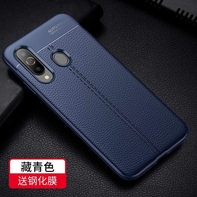 Samsung Galaxy A8s Coque Étui En Cuir Tout Compris Gris Créatif Protection