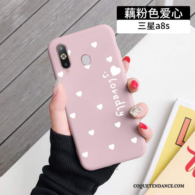 Samsung Galaxy A8s Coque Étui Silicone Incassable Amour Tendance