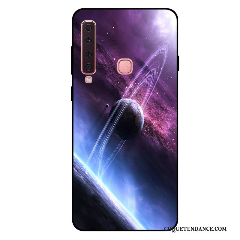 Samsung Galaxy A9 2018 Coque Étui Protection Incassable De Téléphone Violet