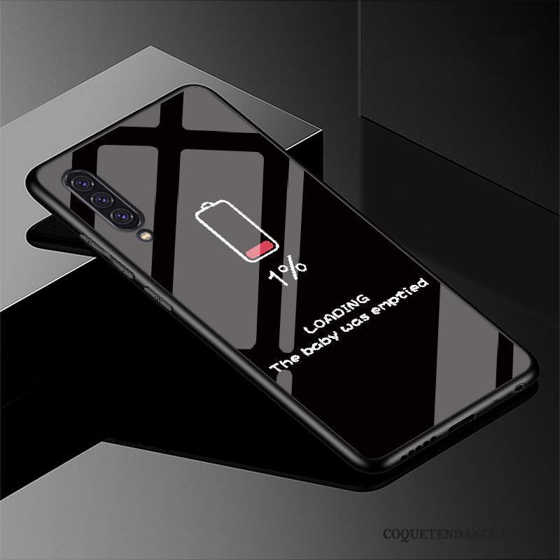 Samsung Galaxy A90 5g Coque Rouge Étui Verre Dessin Animé Délavé En Daim