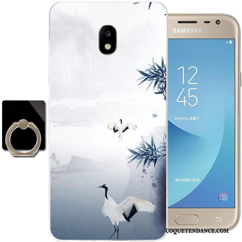 Samsung Galaxy J3 2017 Coque Noir De Téléphone Silicone Tout Compris