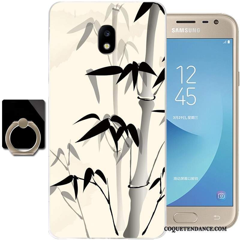 Samsung Galaxy J3 2017 Coque Noir De Téléphone Silicone Tout Compris