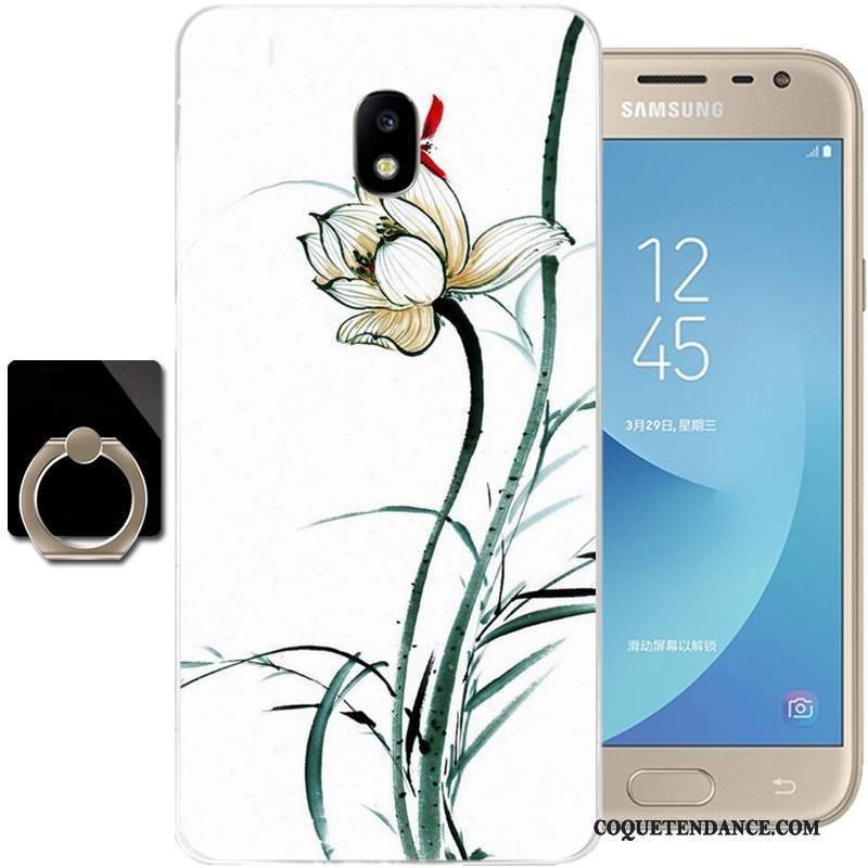 Samsung Galaxy J3 2017 Coque Noir De Téléphone Silicone Tout Compris