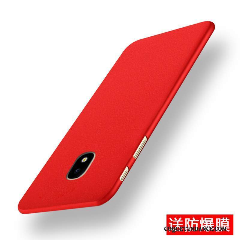 Samsung Galaxy J3 2017 Coque Protection Silicone Étui De Téléphone Rouge