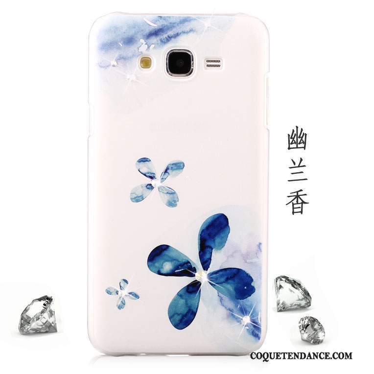 Samsung Galaxy J5 2015 Coque Difficile Blanc Protection Étui Dessin Animé