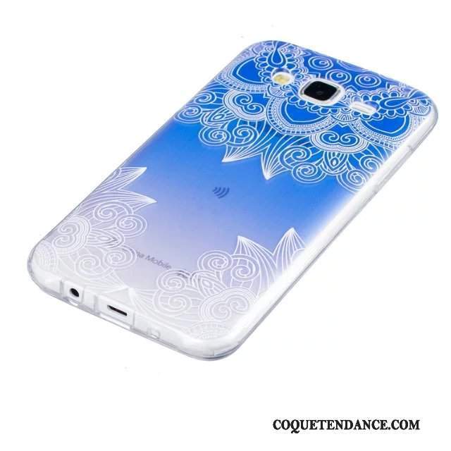 Samsung Galaxy J5 2015 Coque Fleurs Protection De Téléphone Peinture Gaufrage