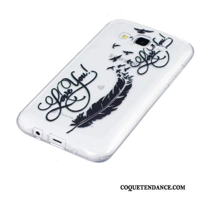 Samsung Galaxy J5 2015 Coque Fleurs Protection De Téléphone Peinture Gaufrage