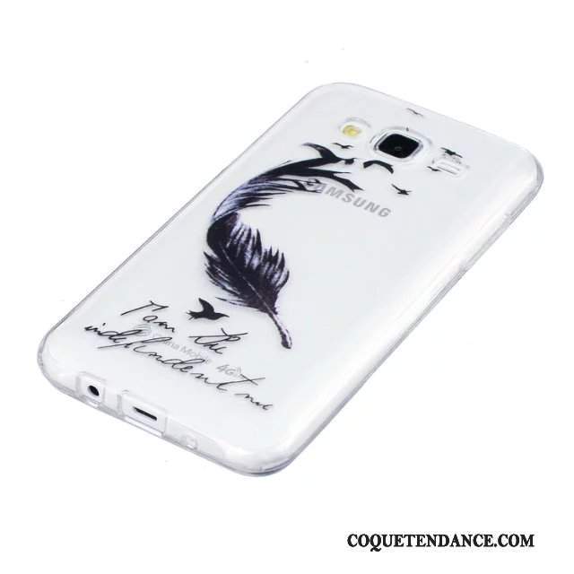 Samsung Galaxy J5 2015 Coque Fleurs Protection De Téléphone Peinture Gaufrage