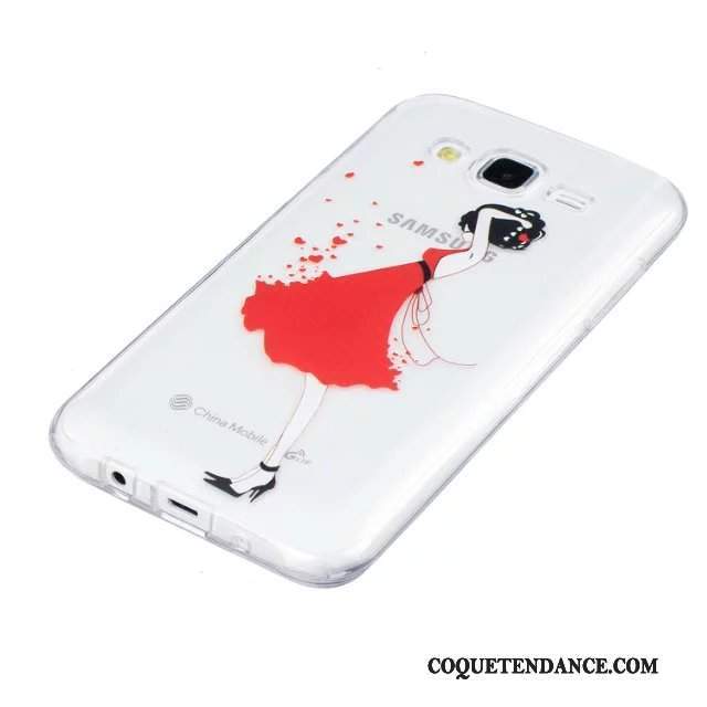 Samsung Galaxy J5 2015 Coque Fleurs Protection De Téléphone Peinture Gaufrage