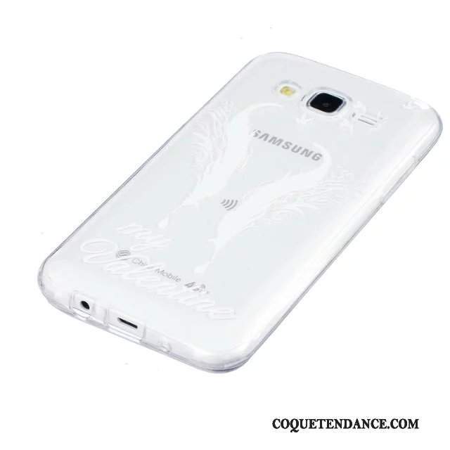 Samsung Galaxy J5 2015 Coque Fleurs Protection De Téléphone Peinture Gaufrage