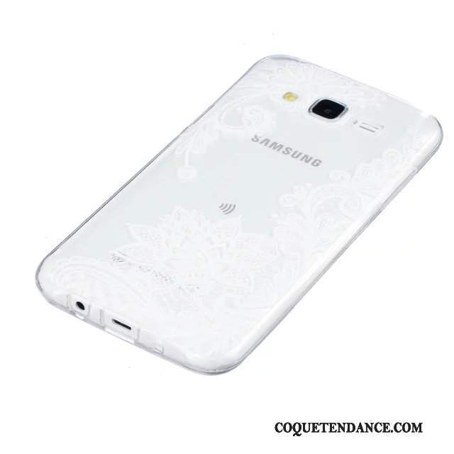 Samsung Galaxy J5 2015 Coque Fleurs Protection De Téléphone Peinture Gaufrage