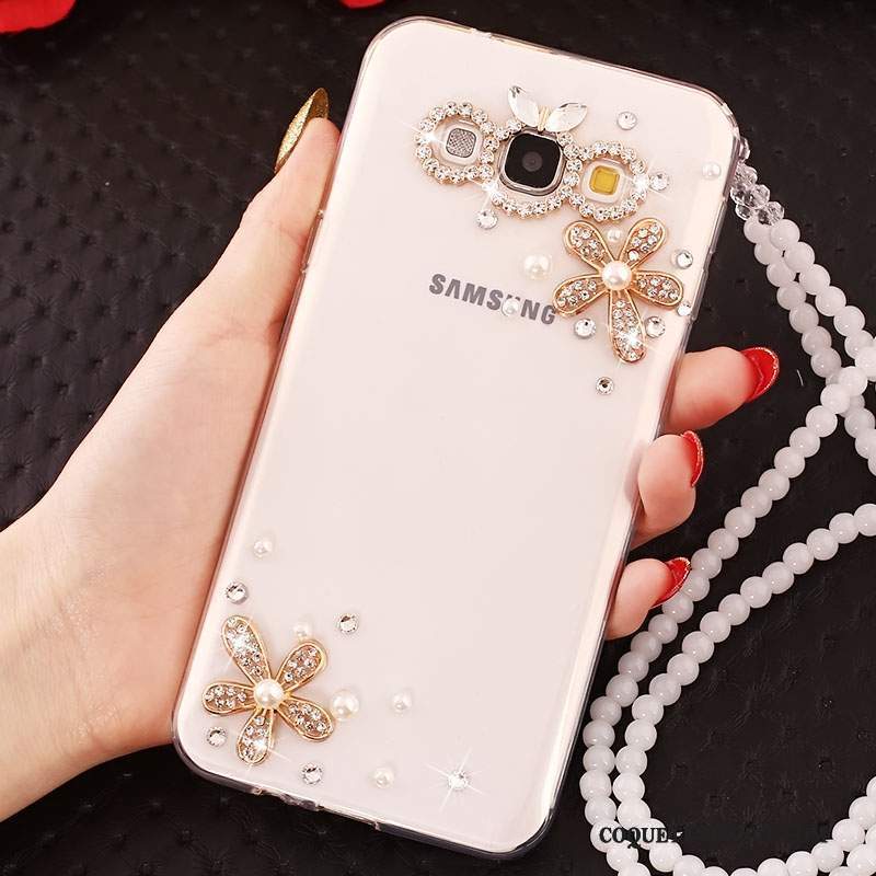 Samsung Galaxy J5 2015 Coque Fluide Doux Or Étui Coque De Téléphone