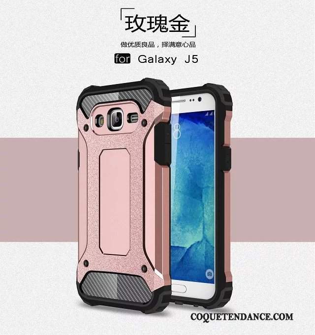 Samsung Galaxy J5 2015 Coque Incassable Étui Bleu Protection De Téléphone