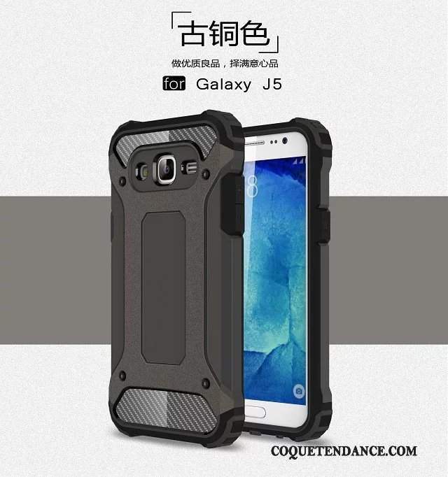 Samsung Galaxy J5 2015 Coque Incassable Étui Bleu Protection De Téléphone