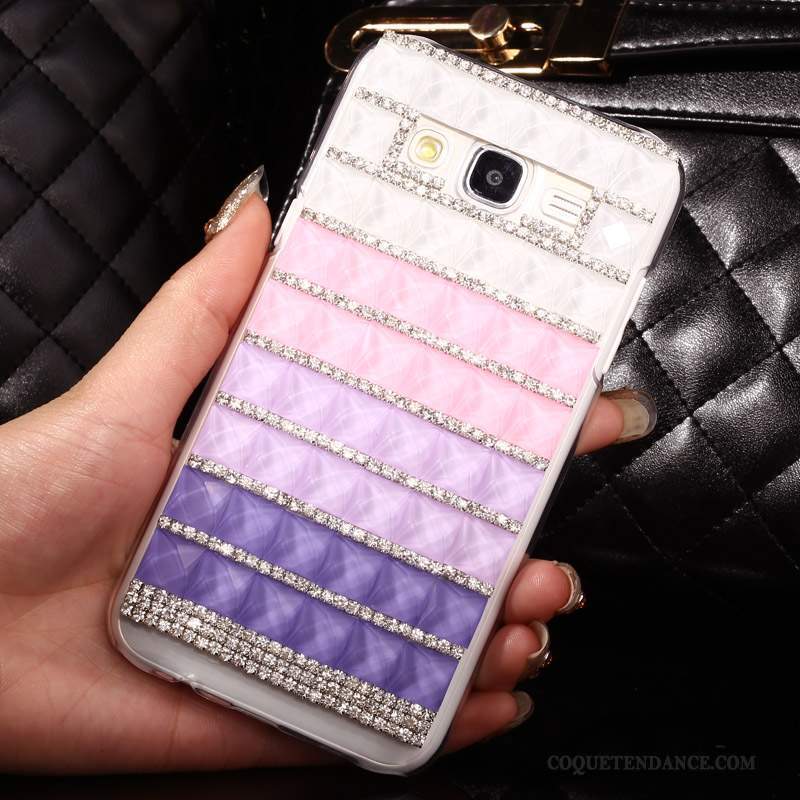 Samsung Galaxy J5 2015 Coque Protection Multicolore De Téléphone Transparent Strass