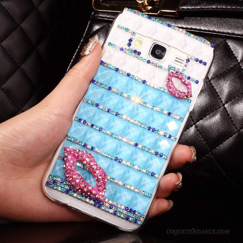 Samsung Galaxy J5 2015 Coque Protection Multicolore De Téléphone Transparent Strass