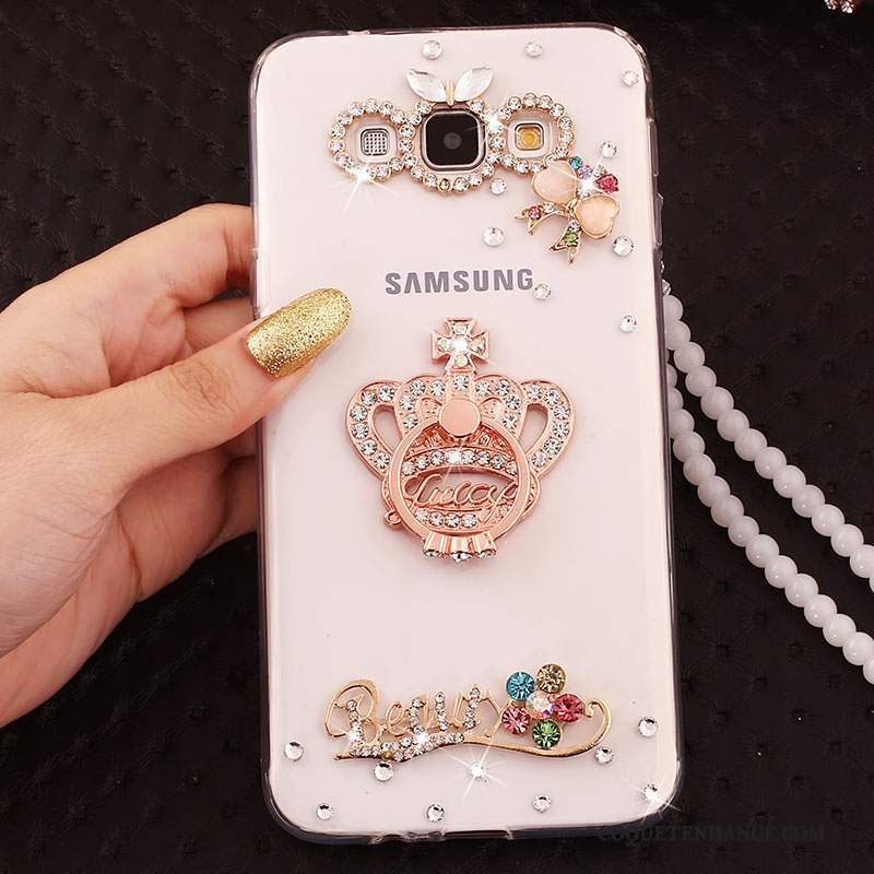 Samsung Galaxy J5 2016 Coque De Téléphone Incassable Multicolore Anneau Cristal