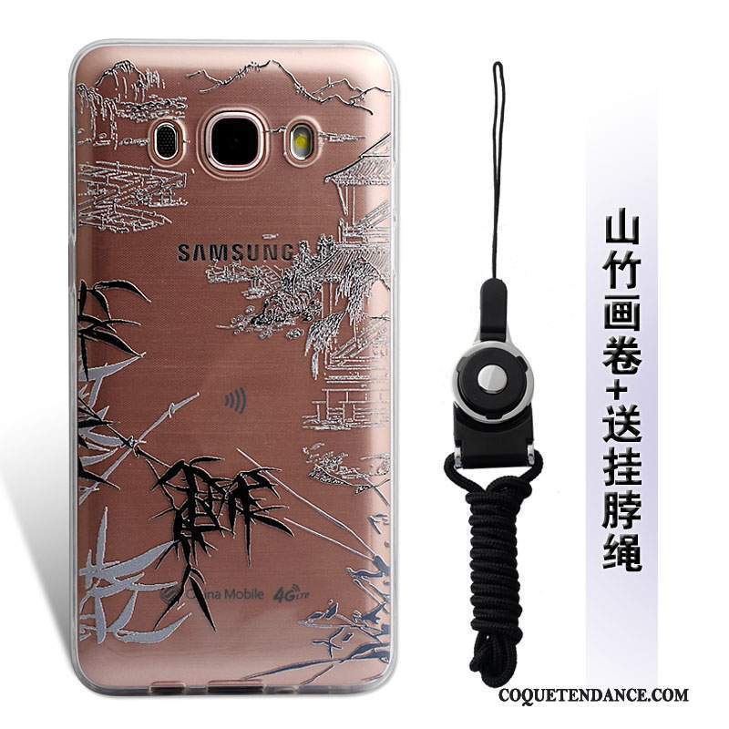 Samsung Galaxy J5 2016 Coque Ornements Suspendus Silicone Coque De Téléphone Jaune