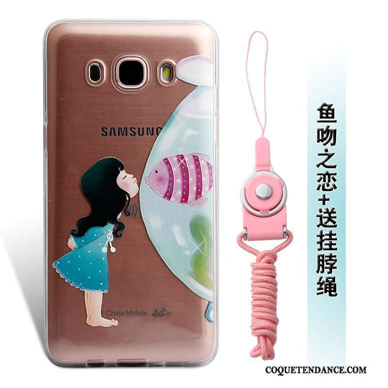 Samsung Galaxy J5 2016 Coque Ornements Suspendus Silicone Coque De Téléphone Jaune