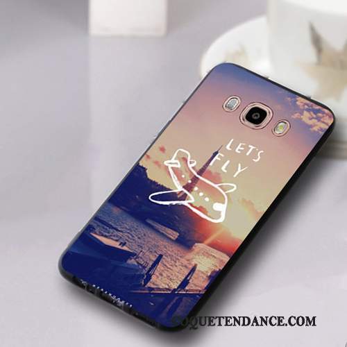 Samsung Galaxy J5 2016 Coque Étui Ornements Suspendus Silicone Bleu