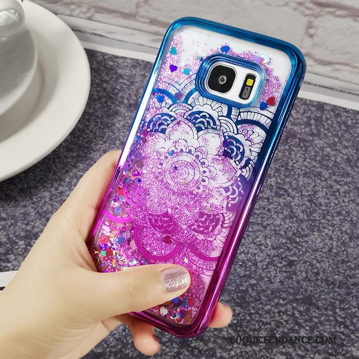 Samsung Galaxy J5 2017 Coque Mode Fluide Doux Dégradé Violet Quicksand