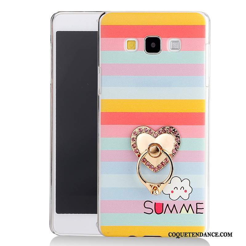 Samsung Galaxy J7 2015 Coque De Téléphone Gaufrage Étui Support Multicolore