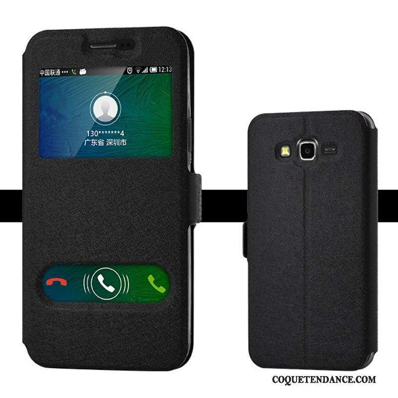 Samsung Galaxy J7 2015 Coque De Téléphone Silicone Protection Kaki Étui