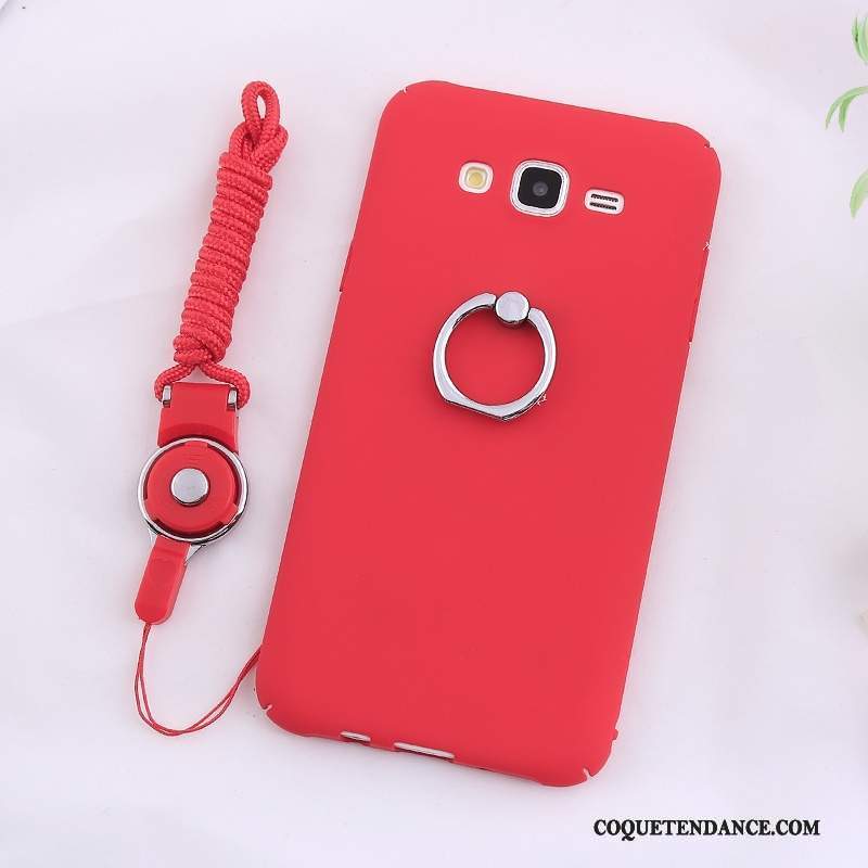 Samsung Galaxy J7 2015 Coque Protection Rouge Tendance De Téléphone Étui