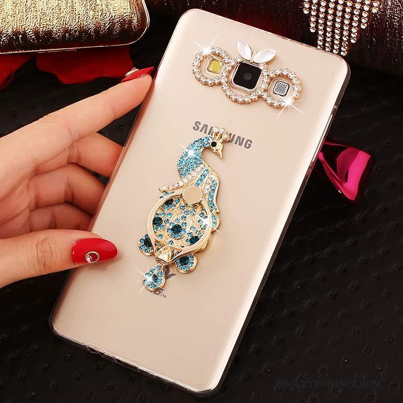 Samsung Galaxy J7 2015 Coque Strass Protection Anneau Très Mince