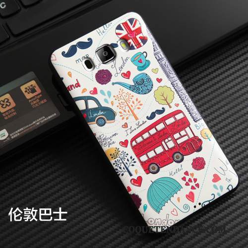 Samsung Galaxy J7 2016 Coque Fluide Doux Dessin Animé Protection Étui Incassable