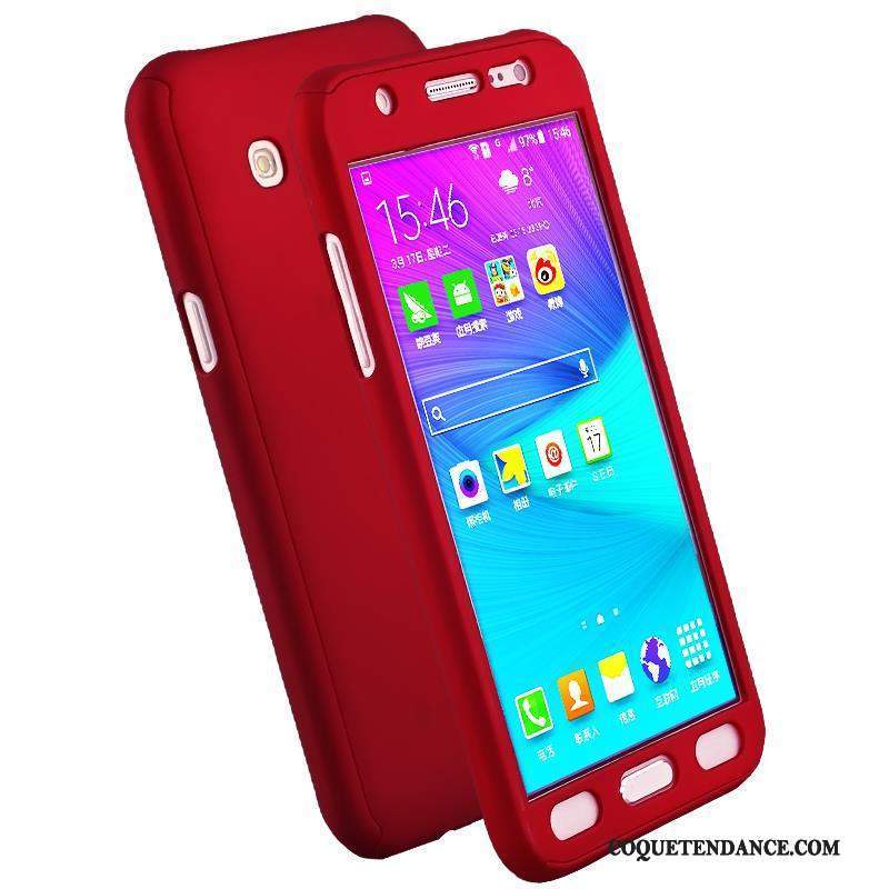 Samsung Galaxy J7 2016 Coque Tout Compris Protection Étui Difficile Or