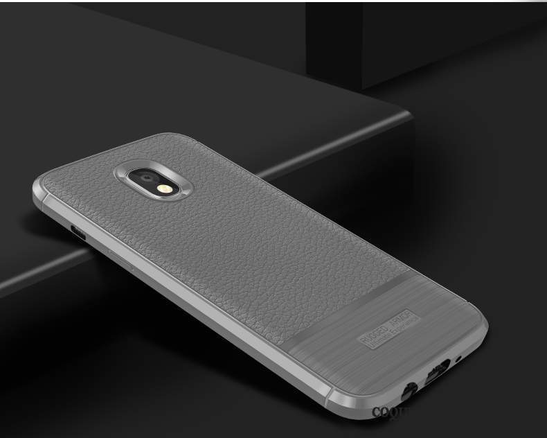 Samsung Galaxy J7 2017 Coque De Téléphone Étui Incassable Noir Silicone