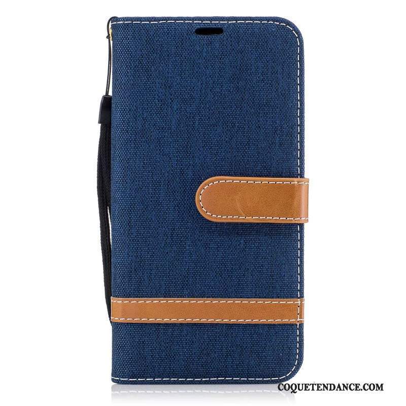 Samsung Galaxy J7 2017 Coque Étui En Denim Tout Compris Portefeuille