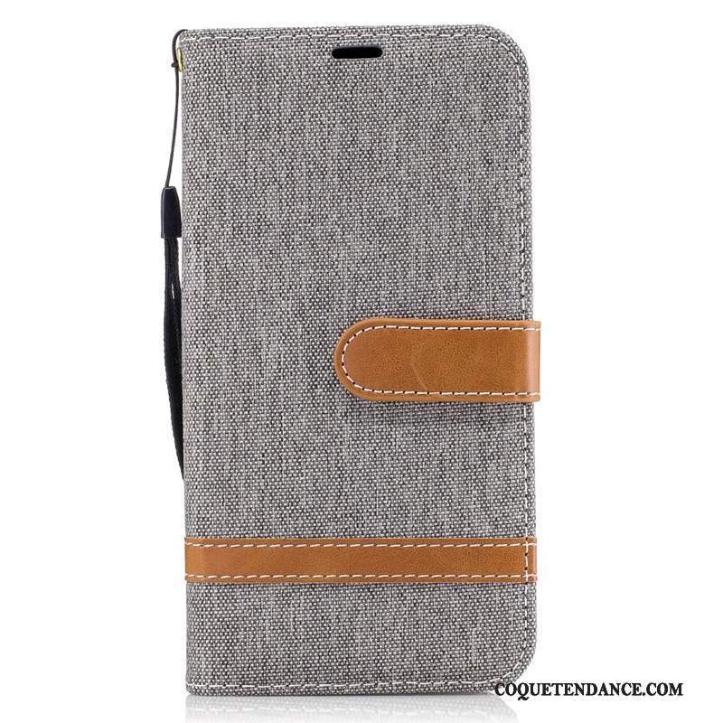 Samsung Galaxy J7 2017 Coque Étui En Denim Tout Compris Portefeuille