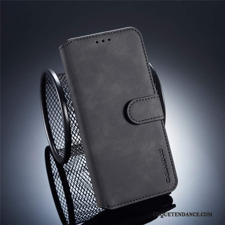 Samsung Galaxy M20 Coque De Téléphone Gris Protection Étui En Cuir Clamshell