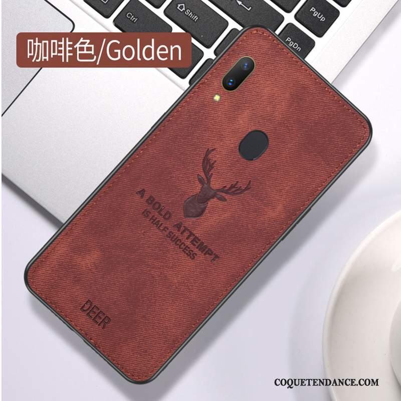 Samsung Galaxy M20 Coque Incassable Delavé Net Rouge Créatif