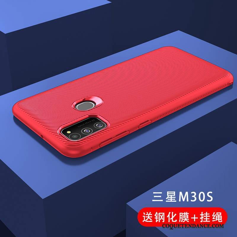 Samsung Galaxy M30s Coque Étui Incassable Membrane Protection Fluide Doux